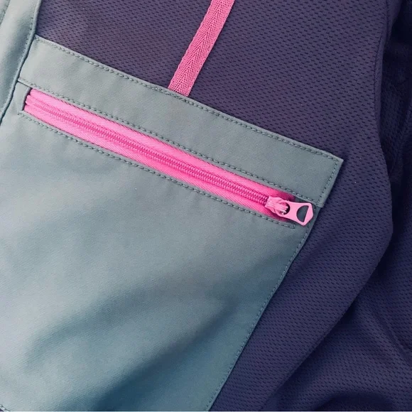 TITLE NINE Neo Trench Gray Soft Shell Zip Snap Midi Coat - Picture 7 of 9